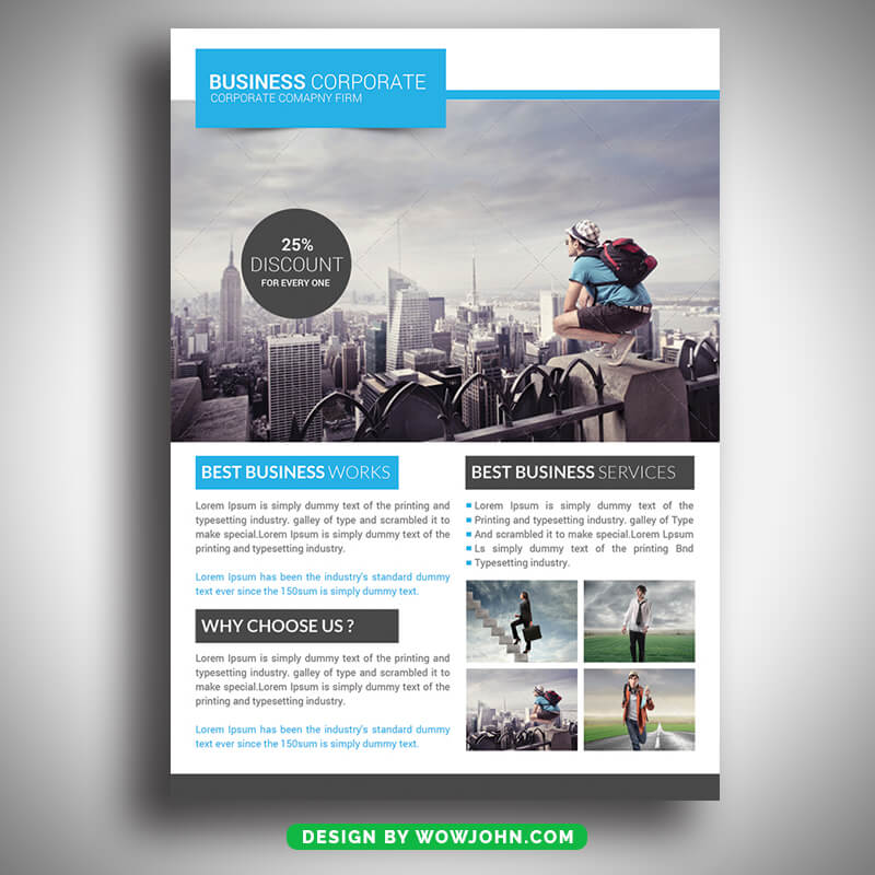 Free We're Hiring Flyer Template Psd Download