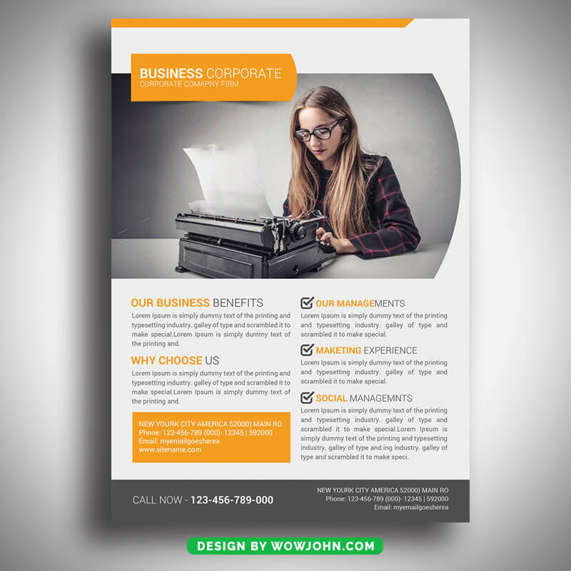 Free Creative Design Agency Flyer Template