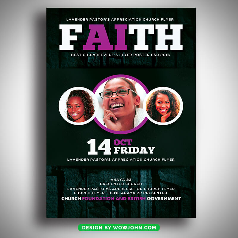 Faith Church Flyer Template Psd Design