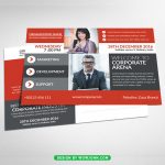 Free Conference Postcard Psd Template Download