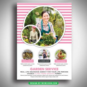 Garden Service Free Psd Flyer Template Design