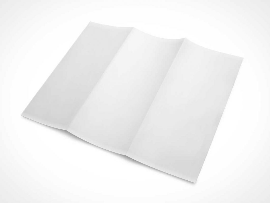 3 Panel Tri Fold Brochure PSD Mockup