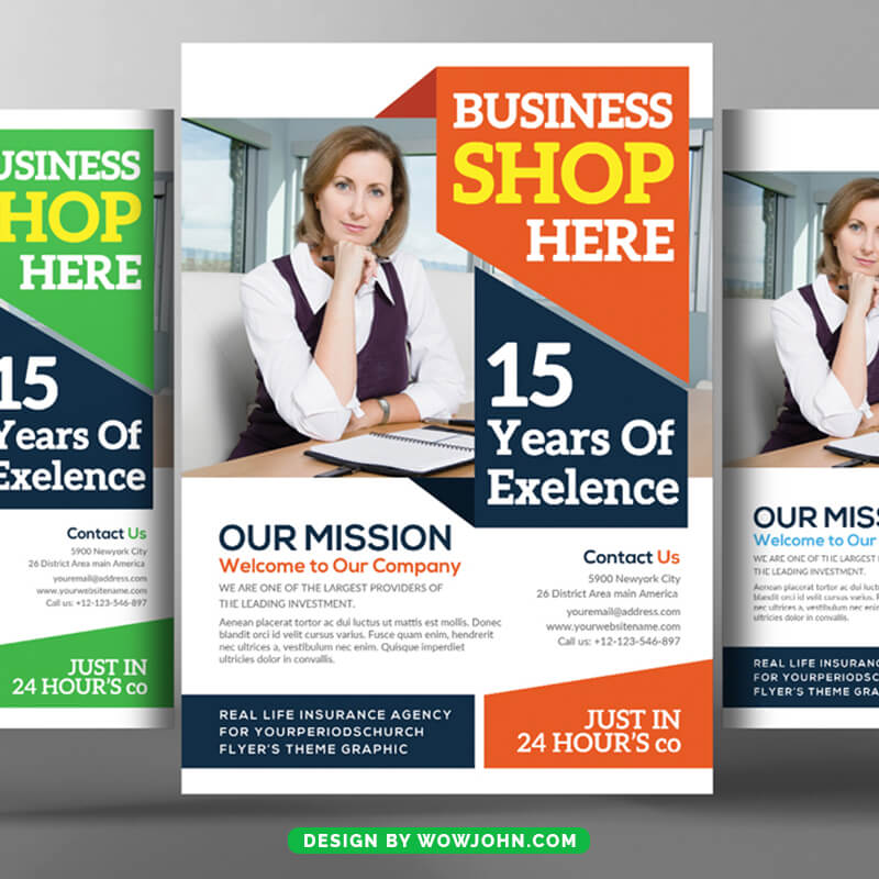 Business Shop Promotion Free Psd Flyer Template