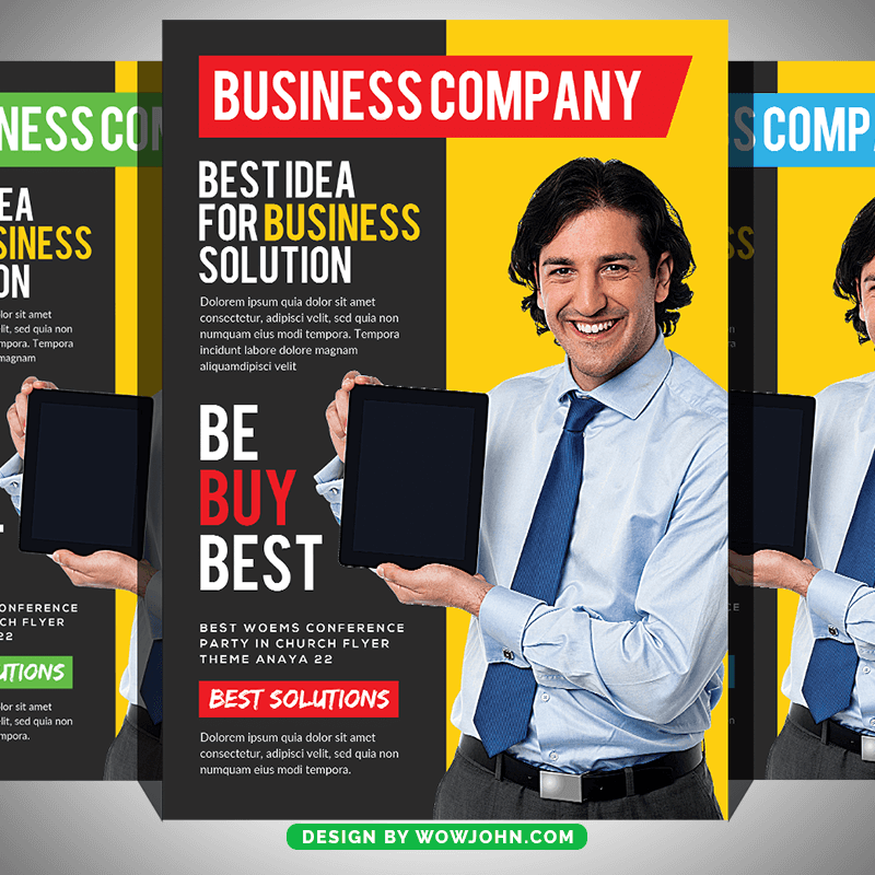 Business Company Free Psd Flyer Template