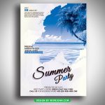Summer Beach Free Flyer Psd Template