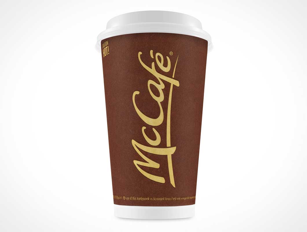 Free 16oz Coffee Cup PSD Mockup With Plastic Lid