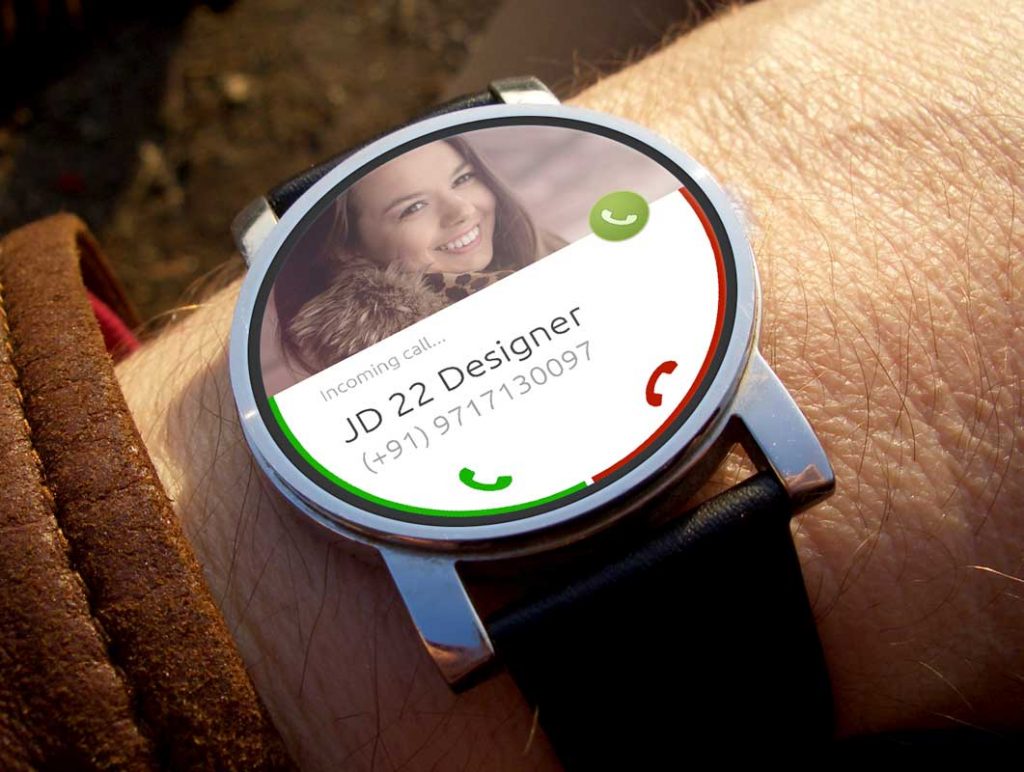 Free 5 Android 5 IOS Smart Watch PSD Mockups