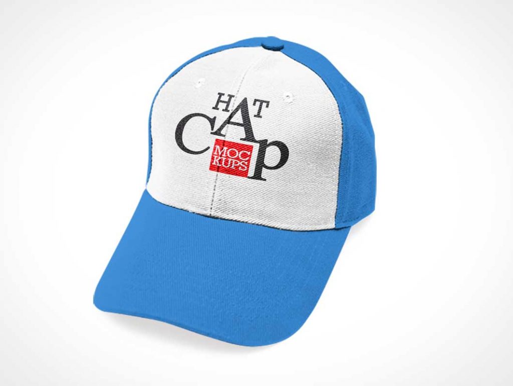 Free Baseball Cap Headwear With Snapback PSD Mockup