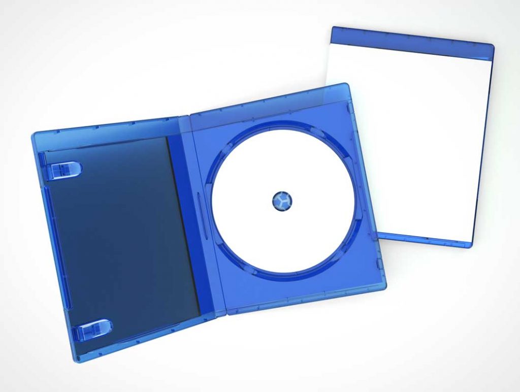 Free Blu Ray Disk Jewel Case PSD Mockups
