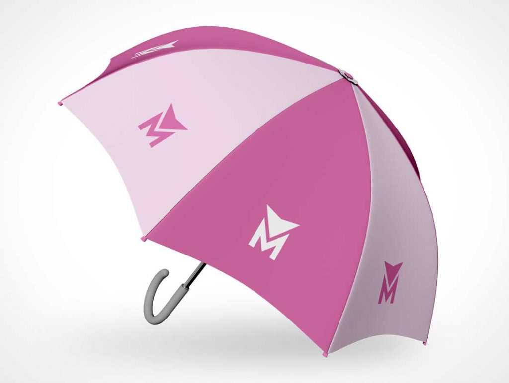 Free Brand Able Umbrella Handle Colour PSD Mockup