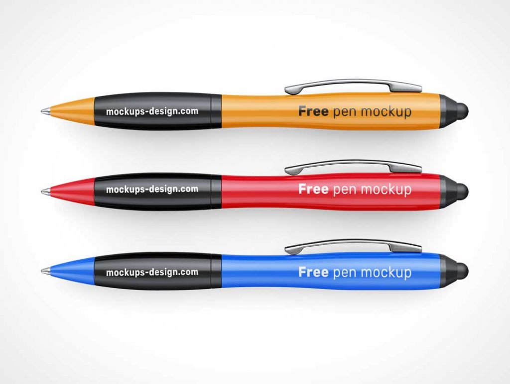 Free Branded Corporate Pen PSD Mockup