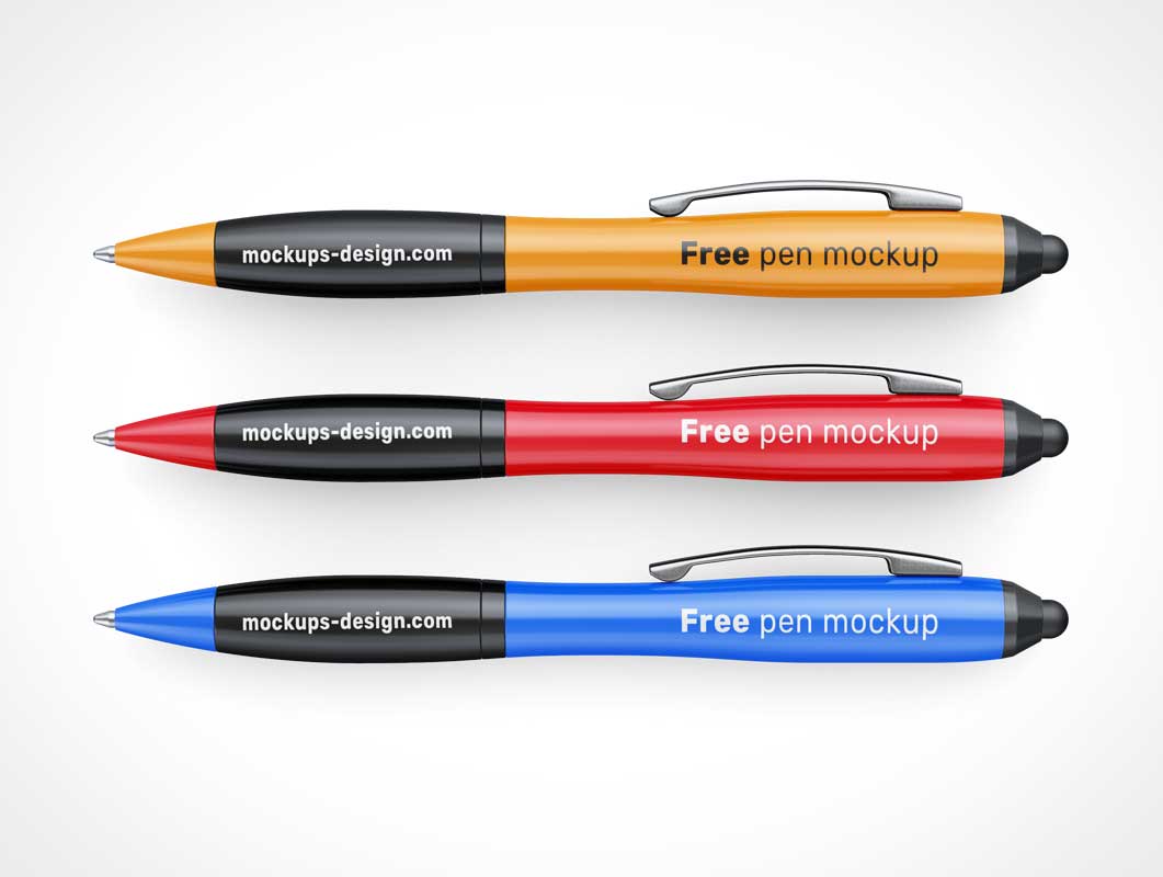Free Branded Corporate Pen PSD Mockup