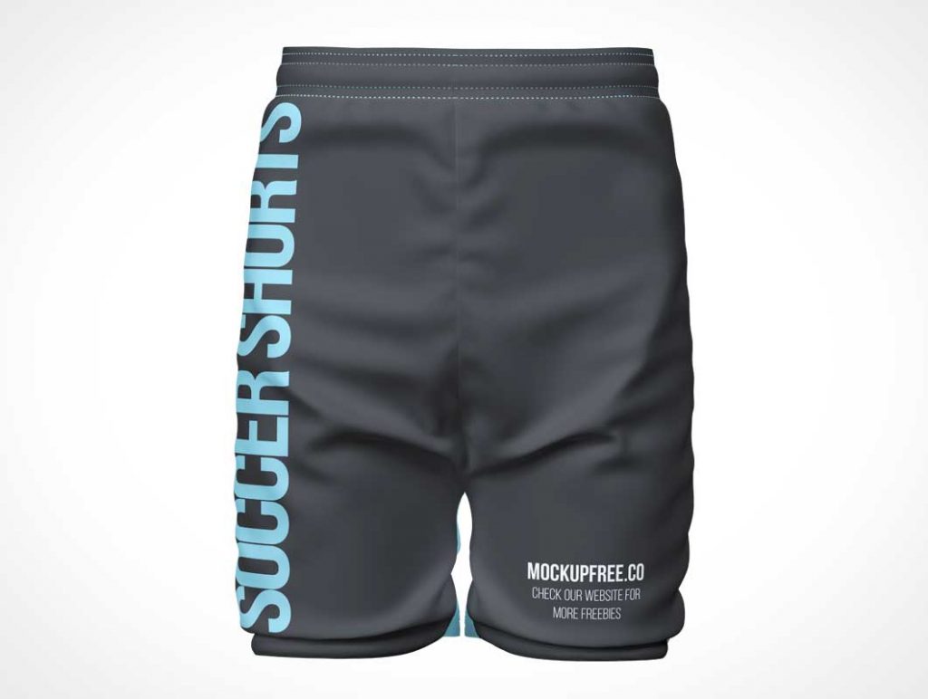 Free Branded Sports Shorts PSD Mockups