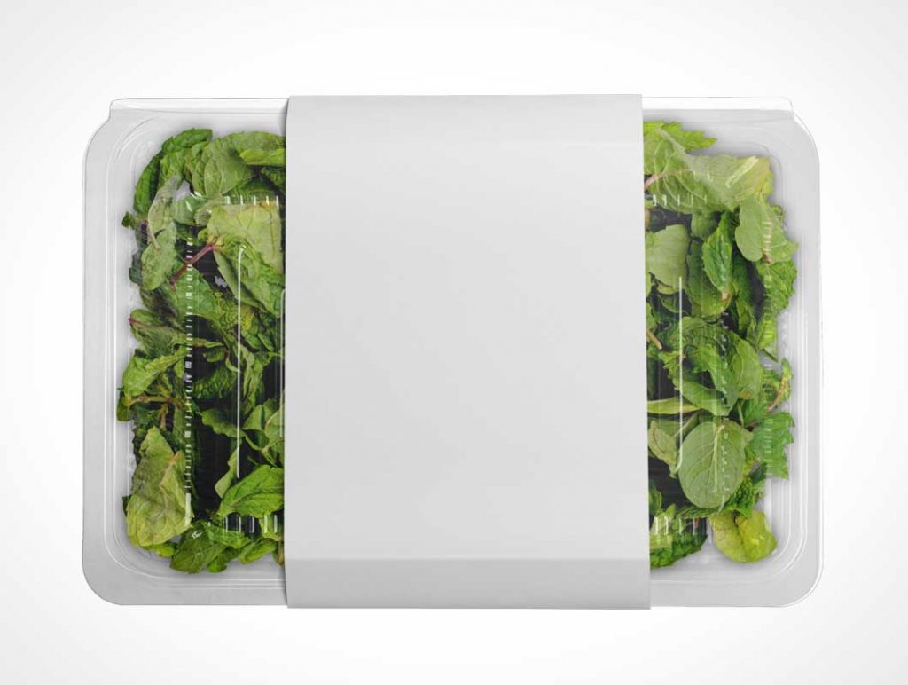 Free Clear Letus Salad Packaging PSD Mockups