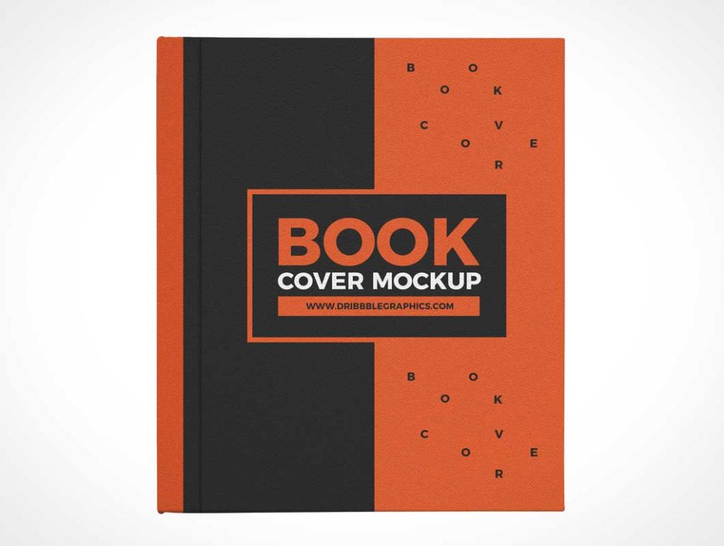 Free Closed Hardback Front Book Cover PSD Mockup