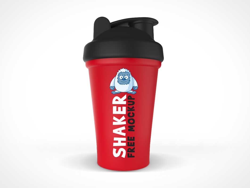 Free Protein Shaker PSD Mockup
