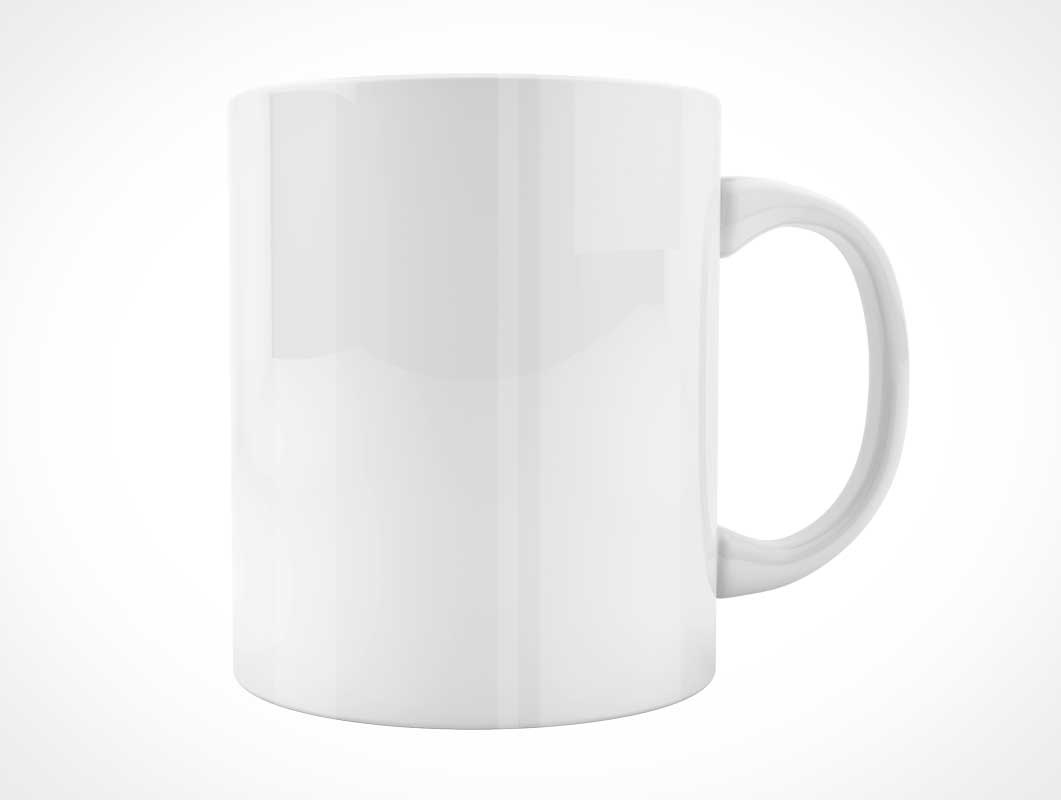 Free Shiny Coffee Mug PSD Mockup