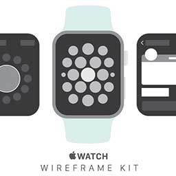 Free Apple Watch Illustrator Wireframe Kit