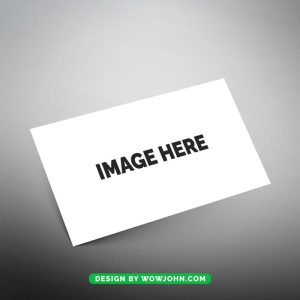 Free Blank Business Card Mockup Psd Download
