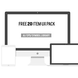 Free 20 Device Mobile Wireframe Pack