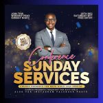 Sunday Conference Church Service Flyer Template Design PSD