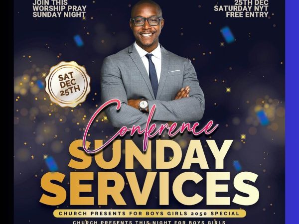Sunday Conference Church Service Flyer Template Design PSD