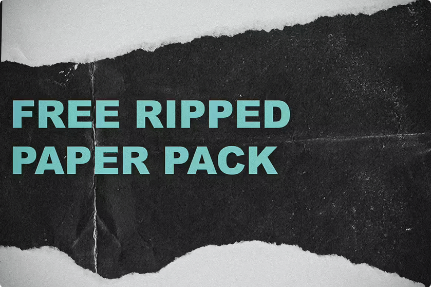 Free Ripped Paper Pack Download